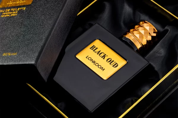 Perfume Masculino Black Oud For Men Lonkoom Eau de Toilette  100ml - Image 3