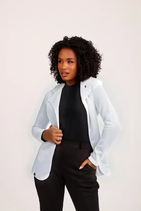 Blazer de luxo  Lady Griffe  Off White - Image 2