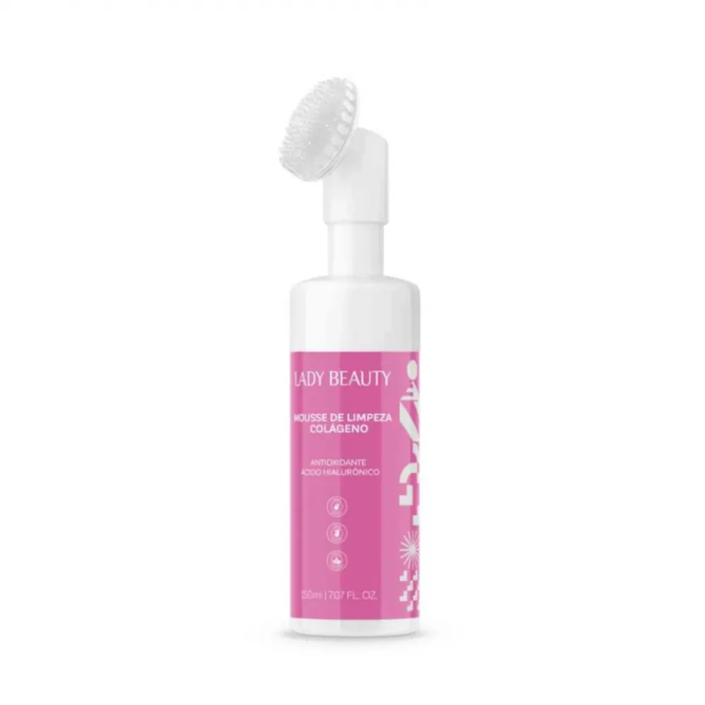 Mousse de limpeza Colageno - Lady Beauty